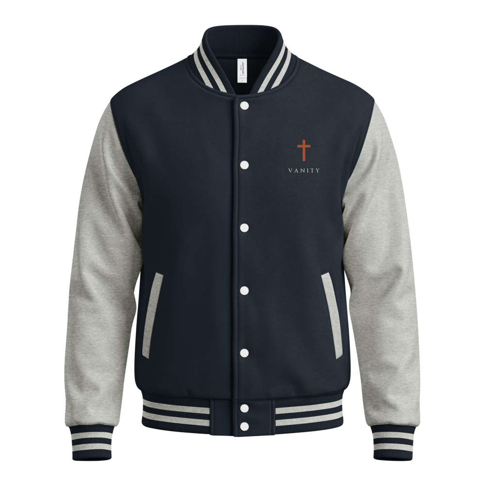 Study VII · Letter — Oxford Navy/Heather Grey